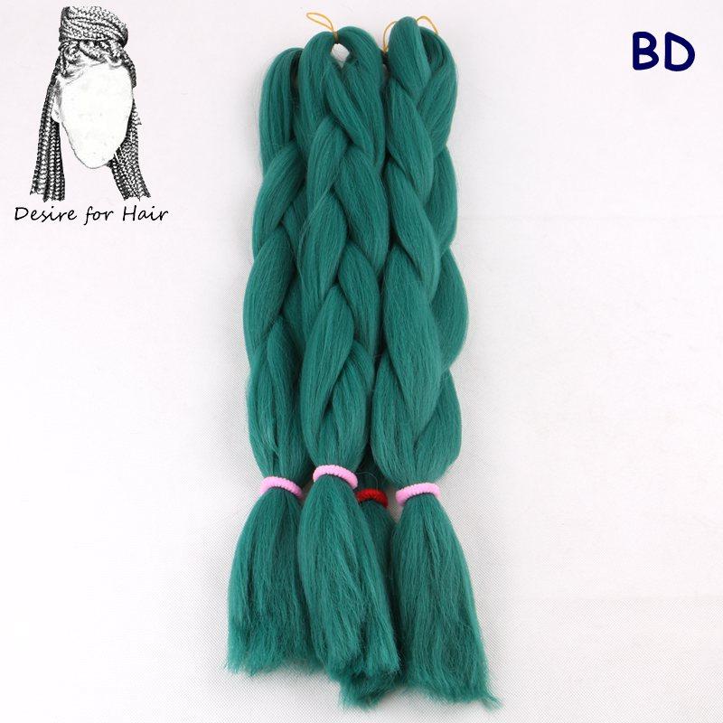 Große Menge auf Lager 24 Zoll 80g Weiche Seidige Synthetische Haarverlängerungen für Häkelzöpfe Haarherstellung Jumbo Braiding Synthetisch