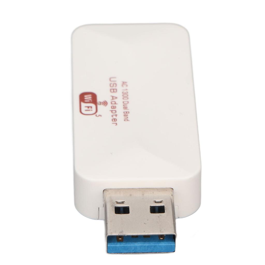 USB WiFi Adapter USB3.0 Dual Band 1300Mbp High Speed MU MIMO Soft AP Mode Wireless WiFi Adapter for PC Desktop Laptop