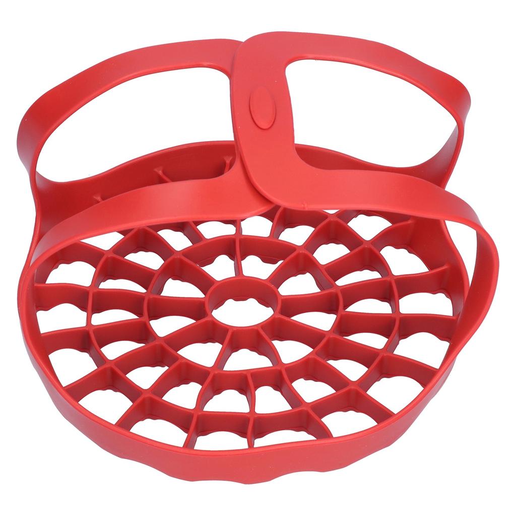Silicone Steamer Multifunctional Portable Drain Basket Pressure Cooker Bakeware Sling
