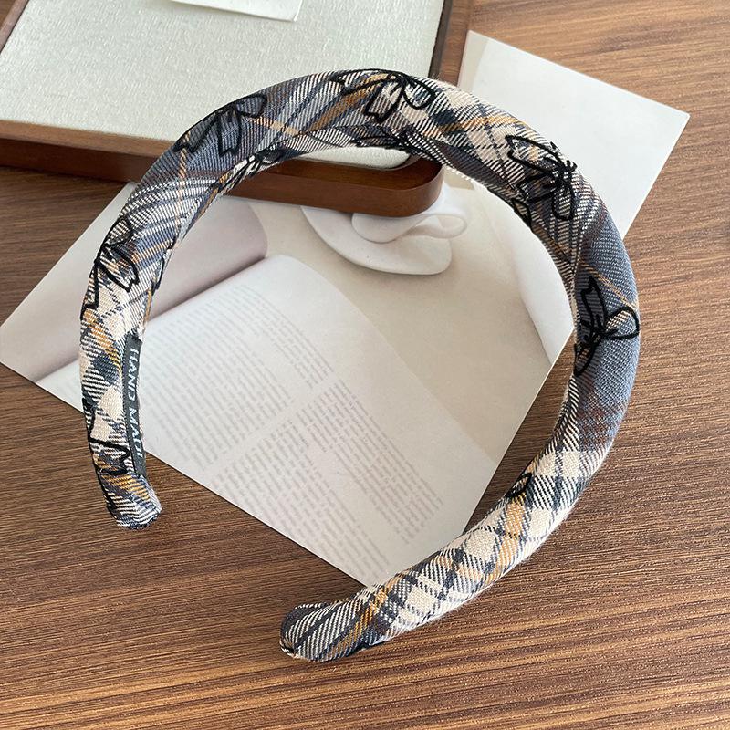 French Wool Wavy Dot Headband: Elegant & Trendy Autumn/Winter Women's Hair Accessory