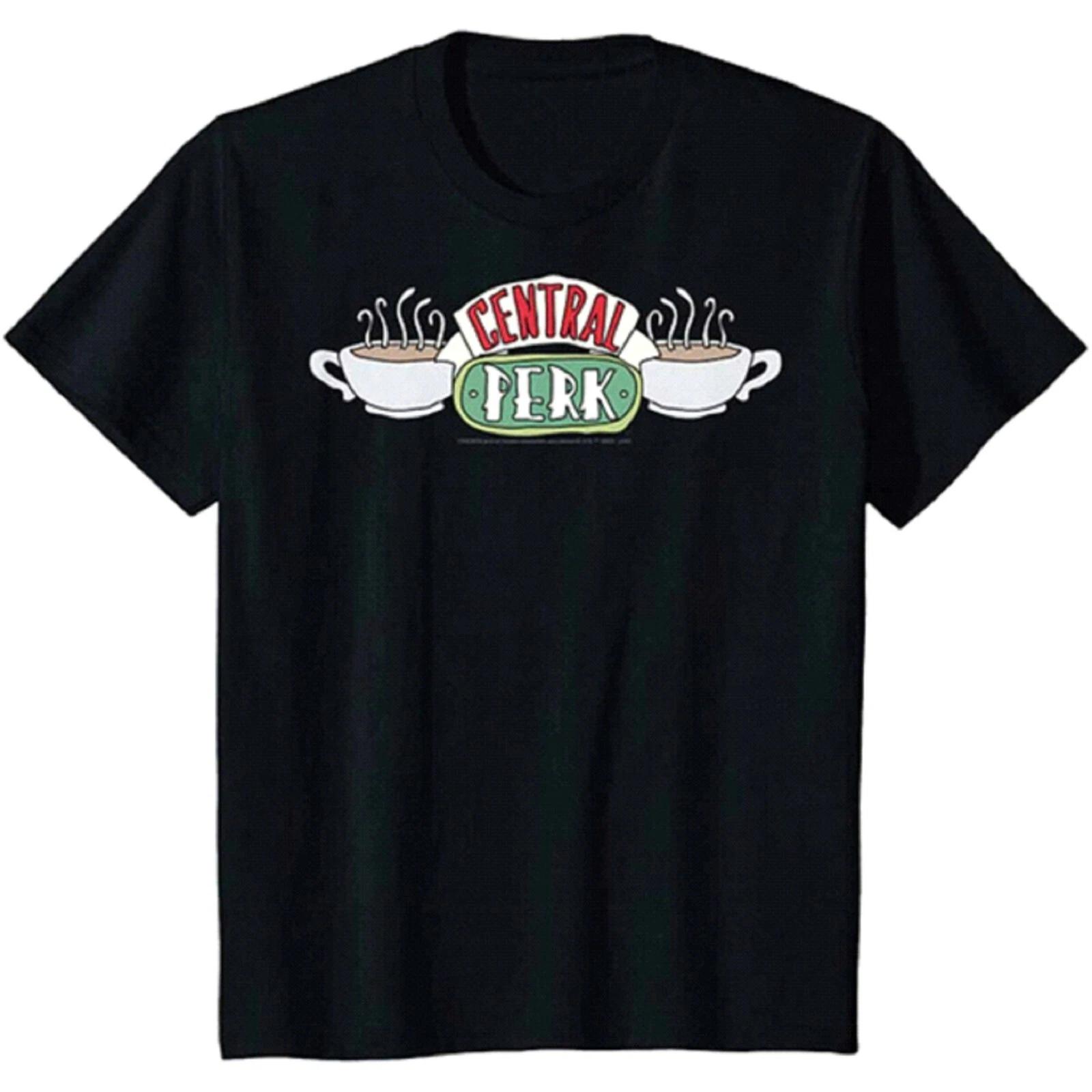 

Friends Central Perk Men s Black Short Sleeve T-shirt NEW S