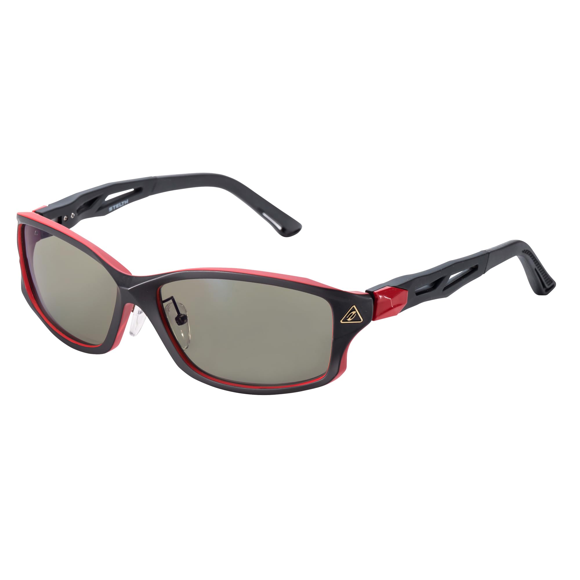 

Zeque Polarized Sunglasses STELTH Matte Black Red TRUEVIEW SPORTS F-1890 &