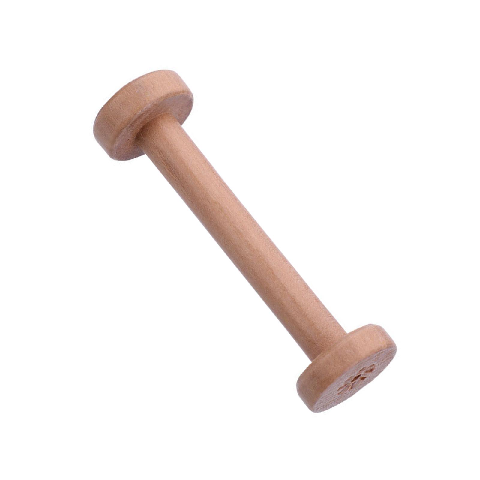 

Деревянная шпуля для поделок своими руками Маленькие пустые катушки для ниток Деревянные пустые катушки Деревянные швейные шпульки Швейный инструмент A