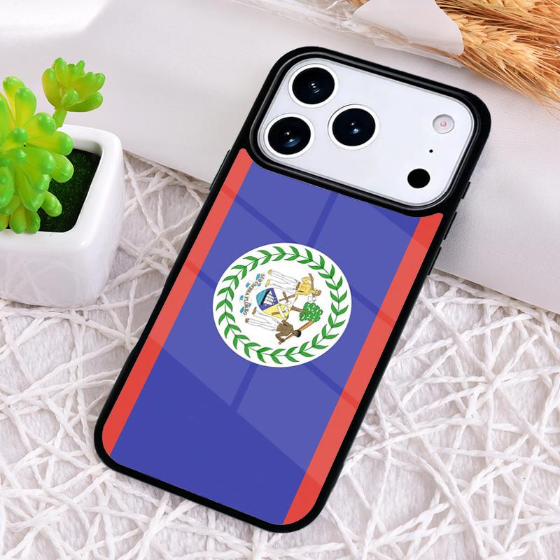 Belize Flag Phone Case for iPhone 17 Air 16 15 11 12 14 13 Pro Max Shockproof Cover
