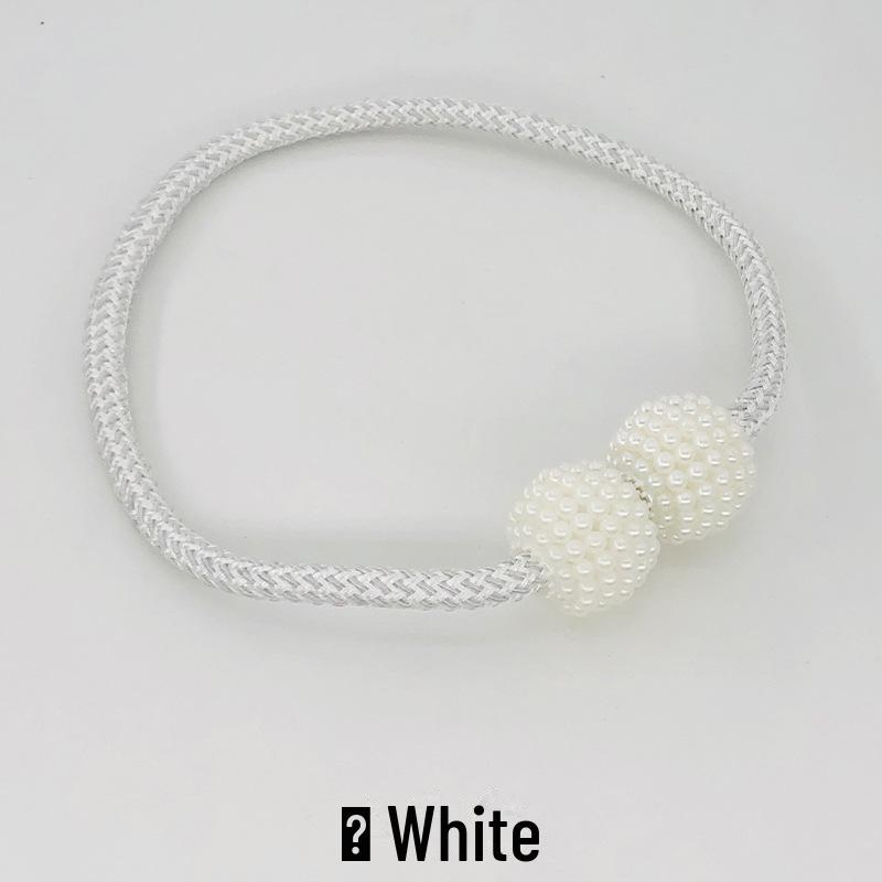 Dicke Seilperle Vorhang Magnetschnalle