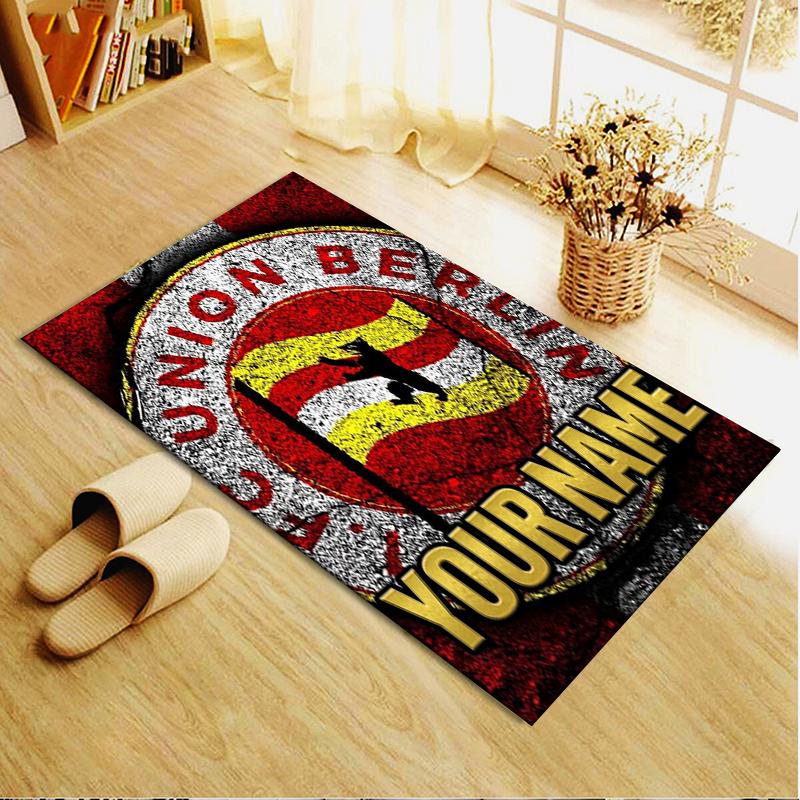 Custom Name FC Union Berlin Carpet Rug for Living Room Bedroom Home Sofa Decoration,Kids play Non-slip Floor Mat