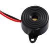 Alarm Buzzer, 3-24V Piezo Electronic Tone Buzzer Alarm Continuous Sound Cable Length 100mm Electronic Buzzer Alarm for Computers Printers