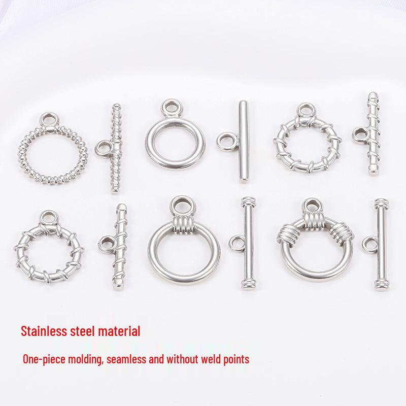 

Seamless Stainless Steel OT Clasp for Jewelry DIY: Necklace & Bracelet Connection Set