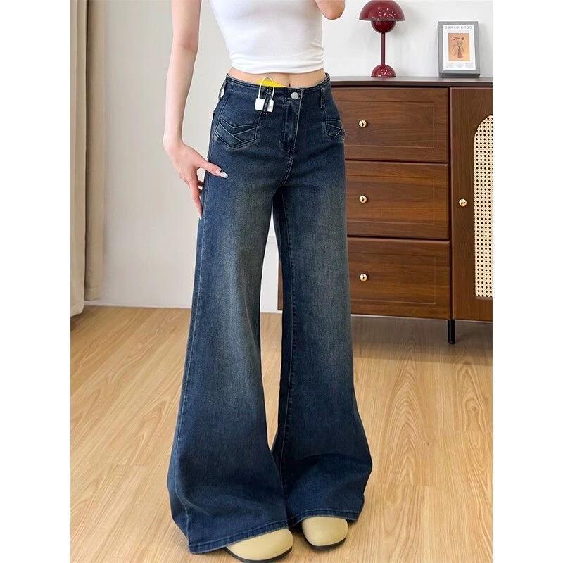 Women s Relaxed Fit Soft Cotton High-Waist Denim Jeans M