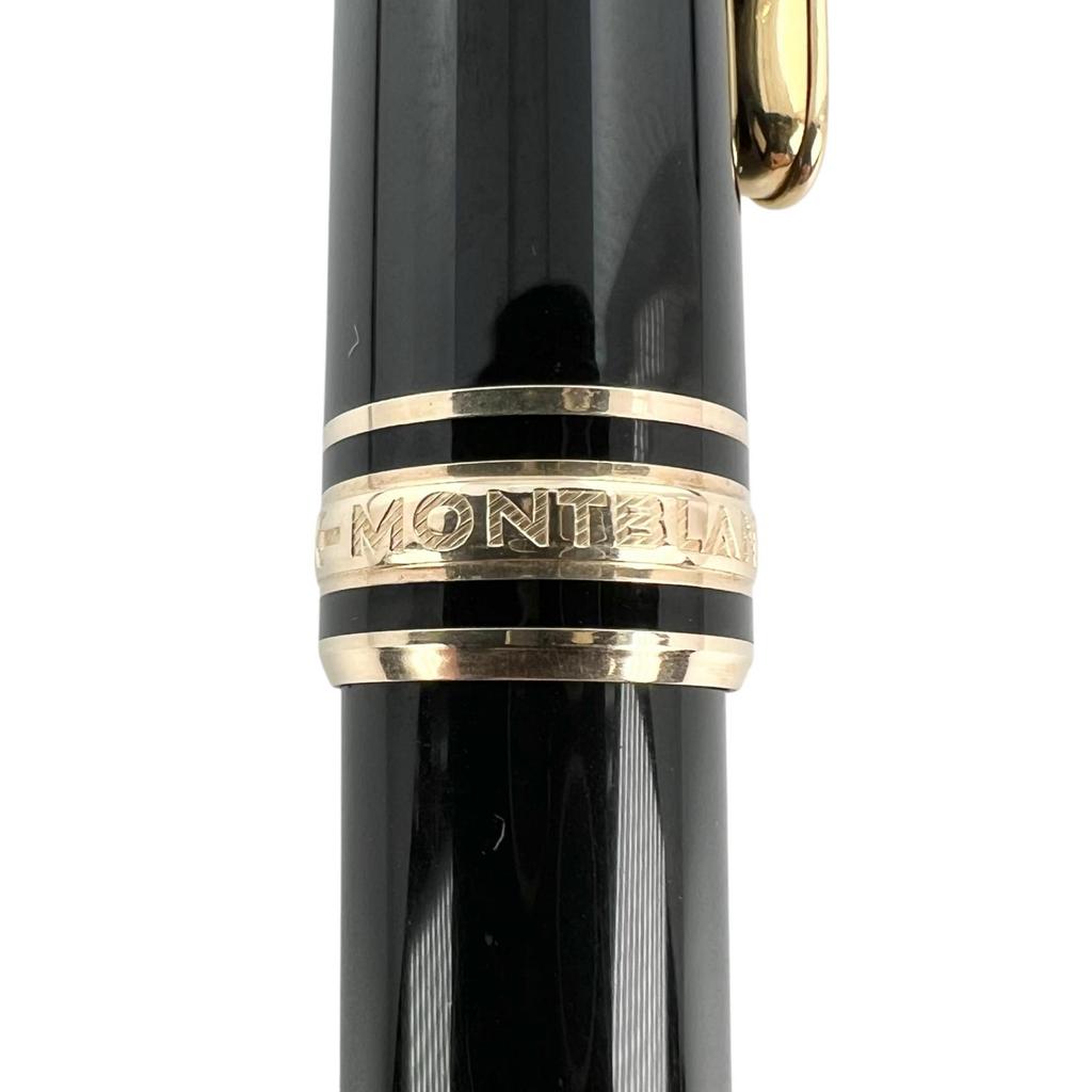 Montblanc Ballpoint Pen Meisterstück Classic Twist Black Gold Mens Used