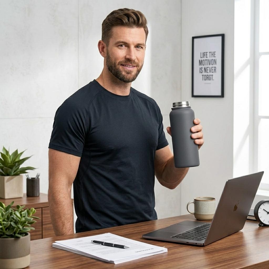 Geïsoleerde Waterfles 32oz Vacuüm Roestvrij Staal Lekvrij 32oz Waterfles met Paracord Handvat & Drinktuit Deksel
