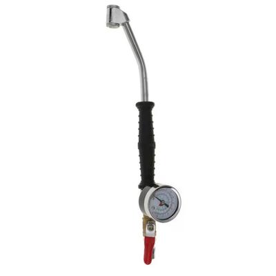Gas Filling Rod Hand Pump Tire Inflator Gauge With Pressure Meter For Car Truck Motorcycle Bike Quick Gas Dispensing Nozzle Hand