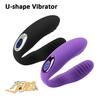 Vibrator Clitorian Puternic pentru Femei cu 10 Viteze, Tip U, Masaj Reîncărcabil, Jucărie Sexuală pentru Cuplu