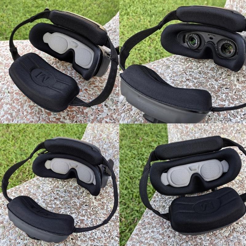 VR Headstrap Eye Pad Protector Backhead Forehead Support for Avata 2 Goggles 3 Flight Glasses Enhances Comfort