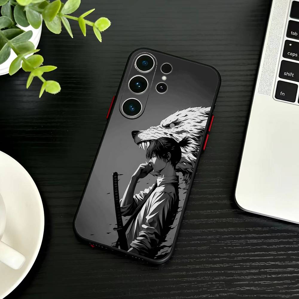 B-Reze C-Chainsaw Man  Phone Case For Samsung S26,S25,S24,S23,S22,S21,S20,Ultra,Plus,FE Black Soft Cover