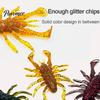 Flexible Artificial Baits 8Pcs 6cm/2.8g Bionic Insect Soft Bait, Slow Sinking Floating Lure, Freshwater Fishing Lures Swim Bait for Saltwater