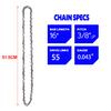 For Garden And Yard Use 16 Inch Metal Chainsaw Chain Parts 55 DL Saw Chain Semi Chisel For Wood Cutting