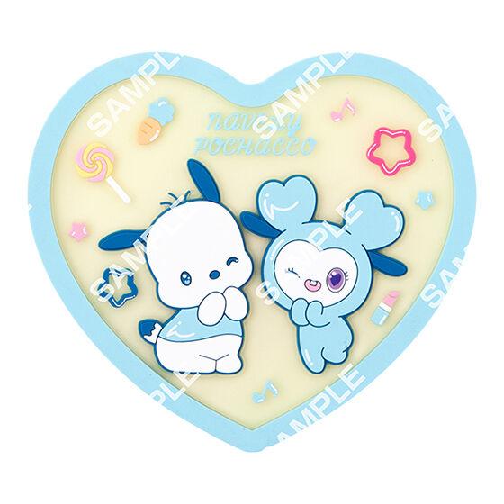 TWICE LOVELY×ПЕРСОНАЖИ SANRIO Прозрачная резиновая подставка под стакан Капсульная игрушка Гачапон NAYEON