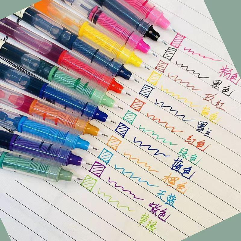 

Шариковая ручка Quick-Dry 0,5 мм черного цвета с игольчатым наконечником 0.5mm