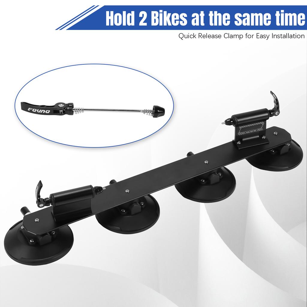 Bike Rack Vacuum Suction Roof-Top Bike Car Racks Quick Install Bicycle Roof Sucker For Car MTB Road Bike Accessories