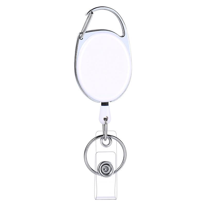 Transparent Card Slots Id Badge Holder Id Pendant Badge Reel Storage Organizer Employee Pass Work Card Case