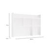 Desk Extension 100 Cm White Bookshelf For Documents