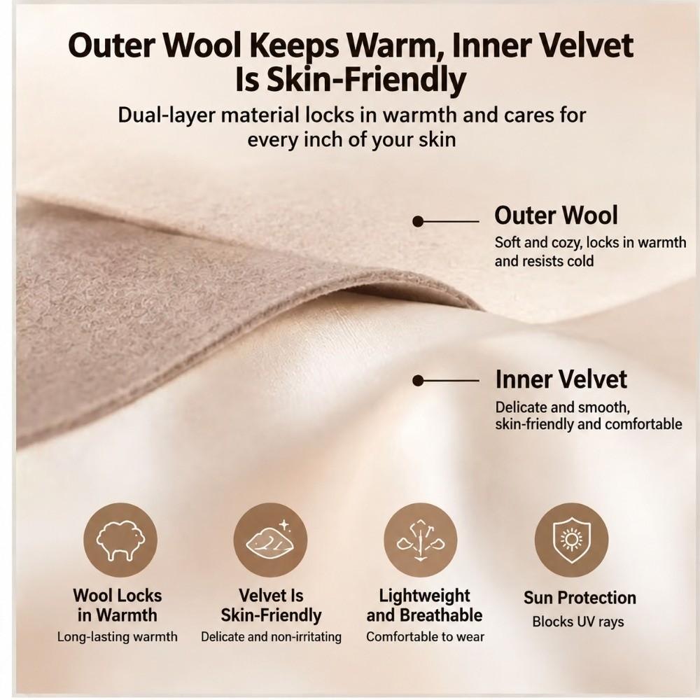 Inner Layer Silk Full Face Cover Anti Cold Warm Face Shield Soft Winter Face Mask Winter Travel