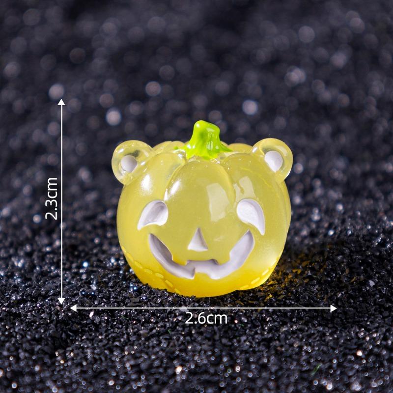 Luminous Halloween Clown Pumpkin Cute Particle Decorative Accessories Micro-landscape Desktop Small Ornaments