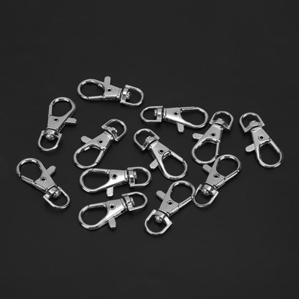 12 Pcs   Pack Iron Anti Escape Pet Bird Cage Door Buckle Lock Claw Trigger Snap Hook
