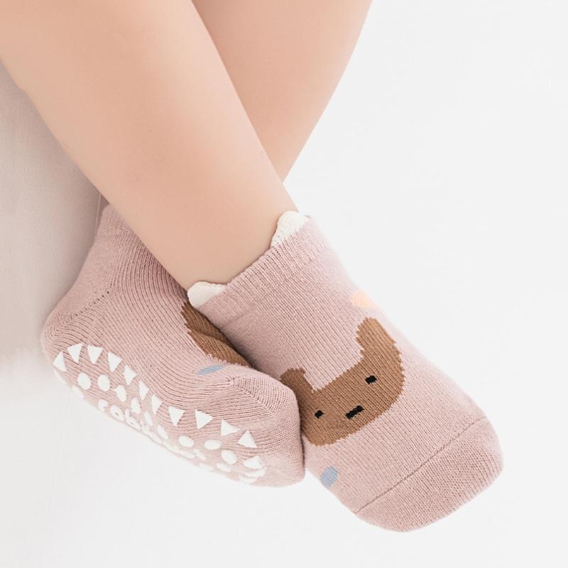 Newborns Cartoon Sock Infants Boys Girls Soft Short Sock Cotton Spring Autumn Anti Slip Walking Floor Socks for Baby