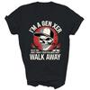 Vintage Gen X Generation Funny Quote Unisex Casual Graphic Tee S-5XL