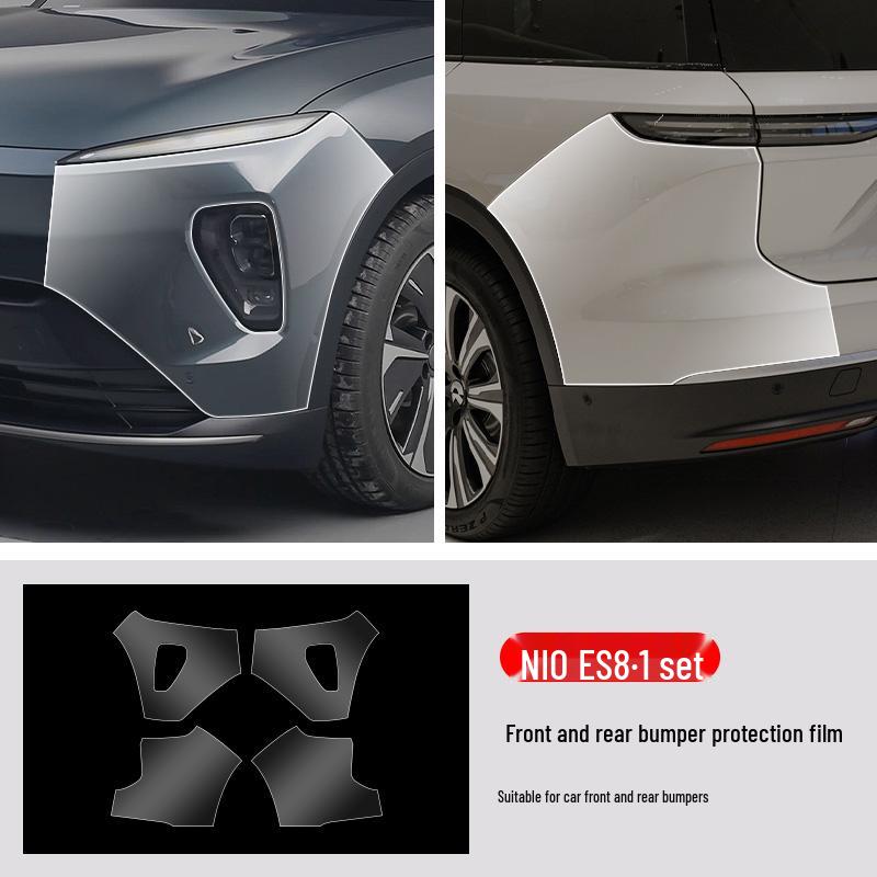 NIO ES8 Vorgeschnittene TPU Transparente Unsichtbare Schutzfolie für Stoßfänger vorne und hinten