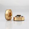 4Piece Hifi Speaker Isolation Feet Cushion Pads Aluminum Vibration Dampener 40X23mm Gold