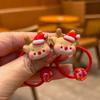 2 PCS Christmas Lovely Cartoon Girls Elastic Hair Bands Hair Accessories Children Hair Ties Baby Headwear