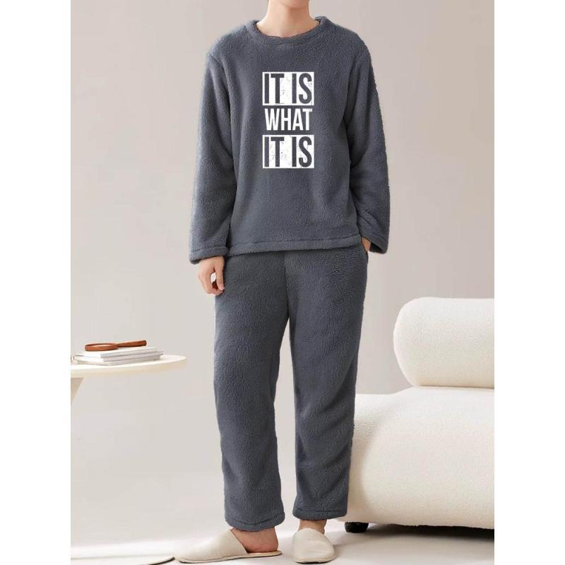 

Мужской фланелевый костюм-двойка, Идеально для бизнеса XXL серый