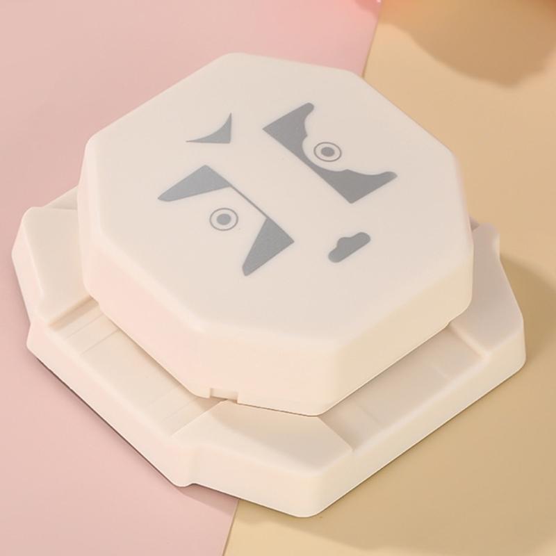 4 In 1 Scrapbooking Edge Decorator Efficient Hole Punch High Capacity for Quick Document Handling with Compacts Size