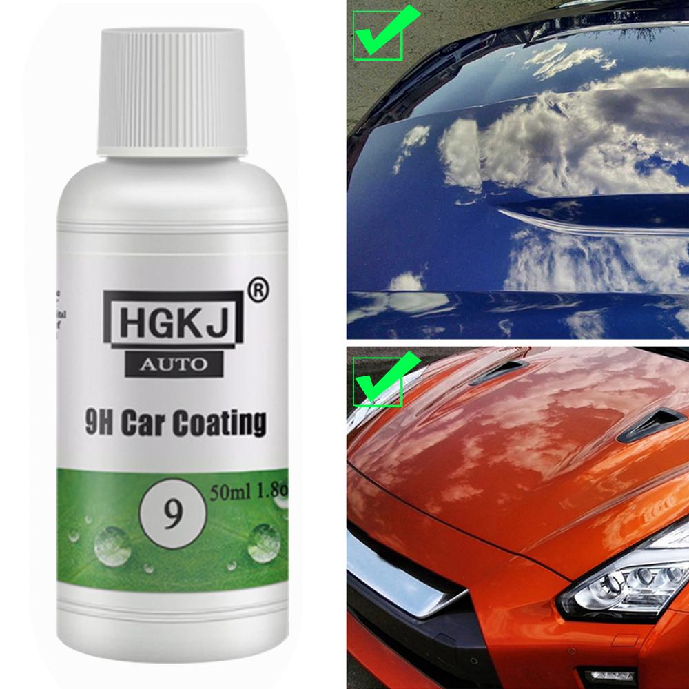 HVIERO-9 20ML-100ML Paint Cleaner Polishe Ceramic Car Coating Sealant Anti Scratch Remover Auto Exterior Care Hydrophobic Wet Wax