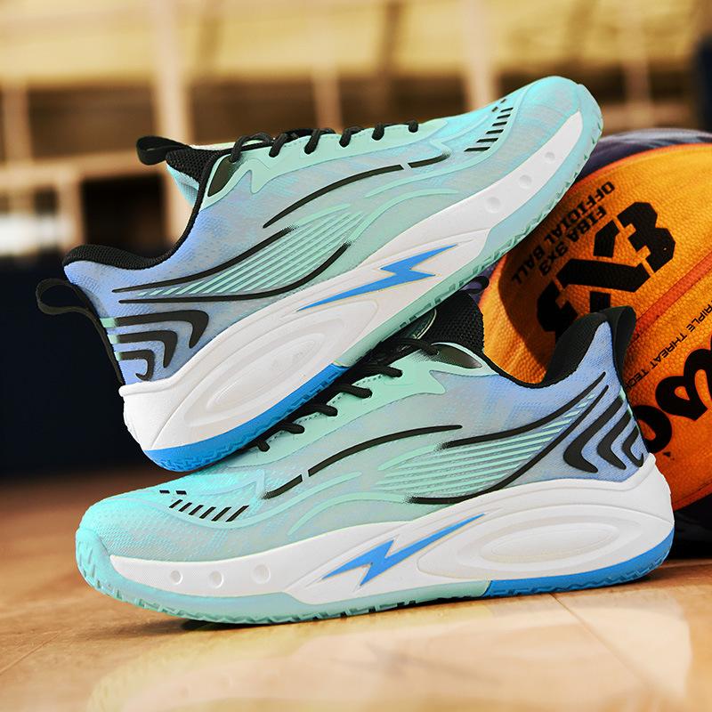 Outdoor Basketball Shoes Men's 2025 Summer and Autumn New Youth Sports Shoes Basketball Class Training Shoes Men's Actual Combat Couples