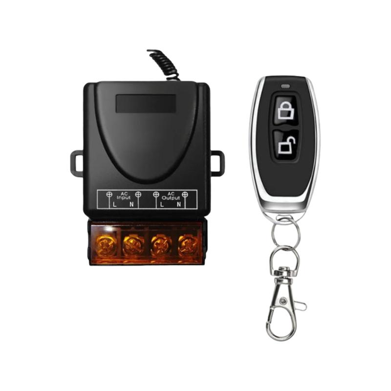 High Power 30A Relays Receiver with Remote for AC220V Electrical Systems Home Automation and Industrial Applications