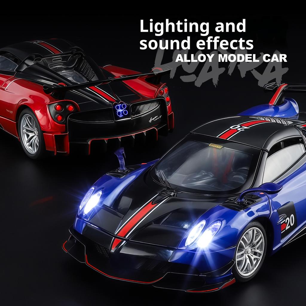 1:32 Pagani Huaya simulation alloy car model supercar car model children's toy car ornaments collection gift
