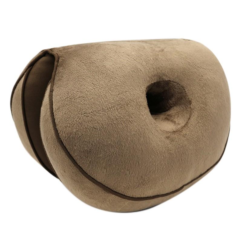 Home Office Dual Comfort Cushion Lift Hips Up Seat Cushion Multifunction For Pressure Relief Fits In Car Seat