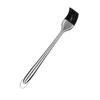 Stainless Steel Handle Silicone Head Basting Barbecue Oil Brush BBQ Roasting Tool (30cm)