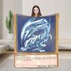 Anime Yu Gi Oh Card Blanket  Camping Flannel Throw Blanket For Bedroom Warm Custom DIY Quality Bedspread Birthday Gift