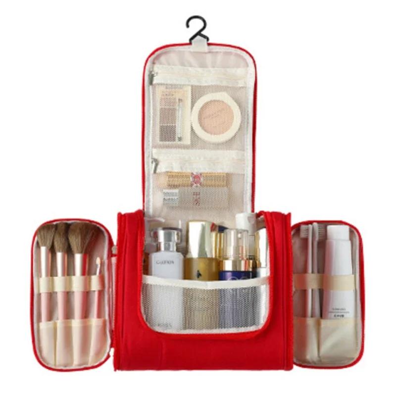 Large Capacity Waterproof Travel Organizer Bag Unisex Cosmetic Bag Hanging Travel Makeup Bags Washing Toiletry Kits Storage Bags