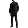 Calvin Klein Solid Fit Hooded Long Sleeve Front Zipper Jacket With Print Details Men jackets Black 00GMS4O525-BAE
