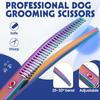 Dubbele Staart Gebogen Schaar voor het Prachtig Knippen van Hondenvacht Professionele Hondentrimschaar Huisdier Gebogen Verdunningsschaar