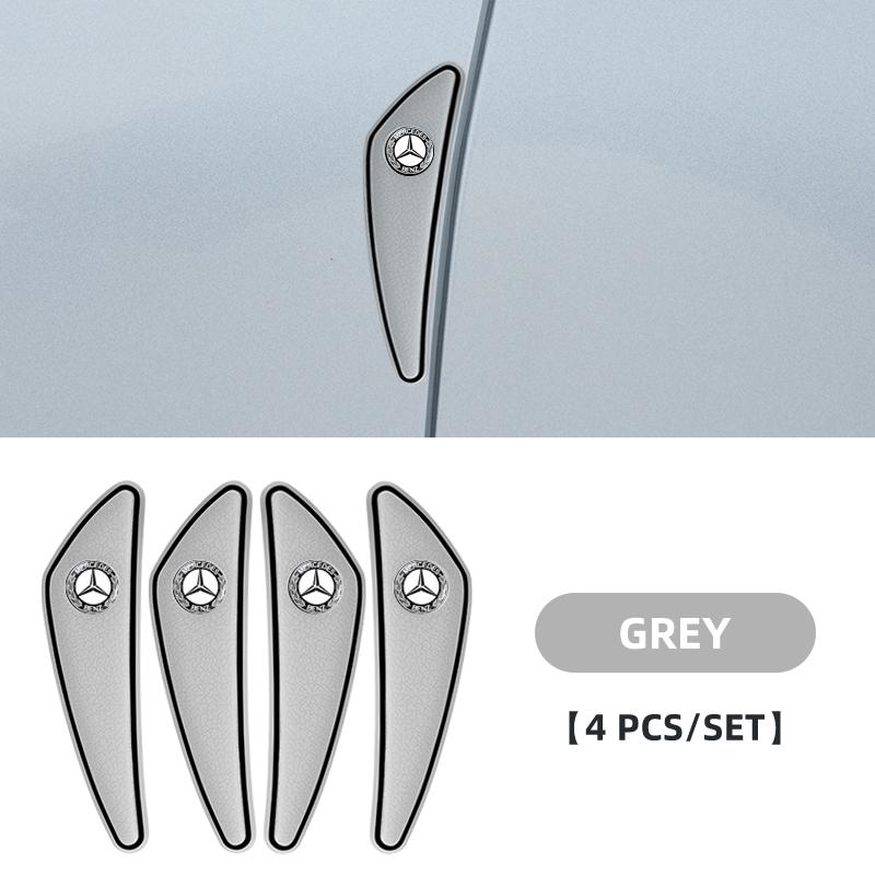 4Pcs Rubber Bumper Strip Car Door Anti-Collision Sticker For Mercedes Benz AMG W211 W204 W205 W203 W211 W212 W213 W201 W210 W124