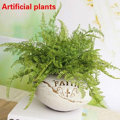 Beauty Fern Fake Plant Artificial Flowers Leave Foliage Home Party Decor Decoration(Does Not Contain
