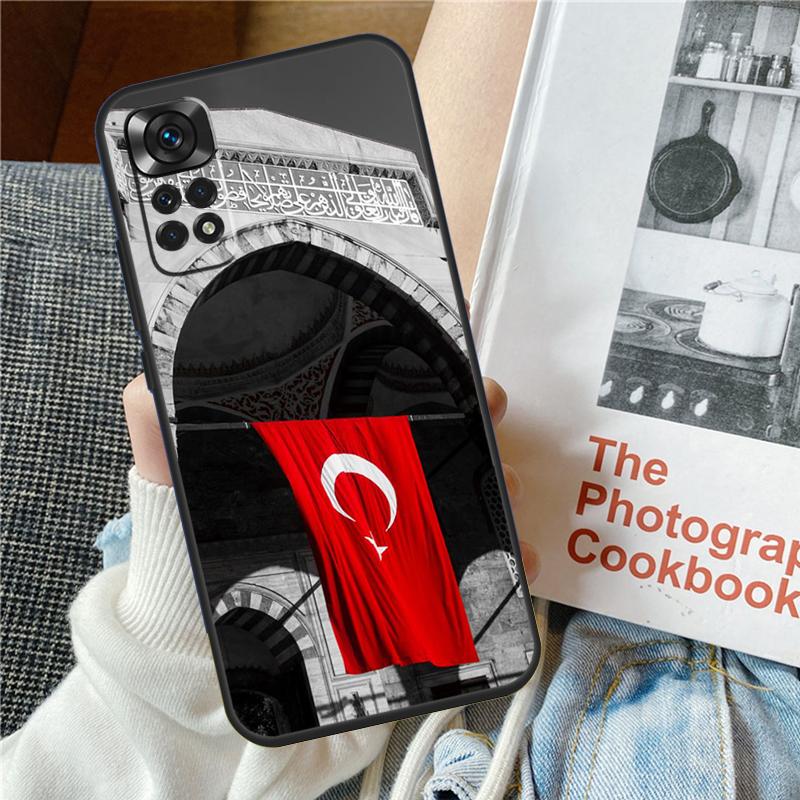 Turkey Turkish Flag Phone Case For Redmi Note 10 9 8 11 12 Pro 9S 10S 11S 12S Cover For Redmi 12 12C 9C 10C 13C