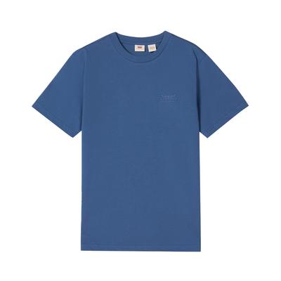 Levis Standaard American Blue Casual Zacht Ronde Hals Korte Mouw T-shirt Unisex Tops 008C7-0001